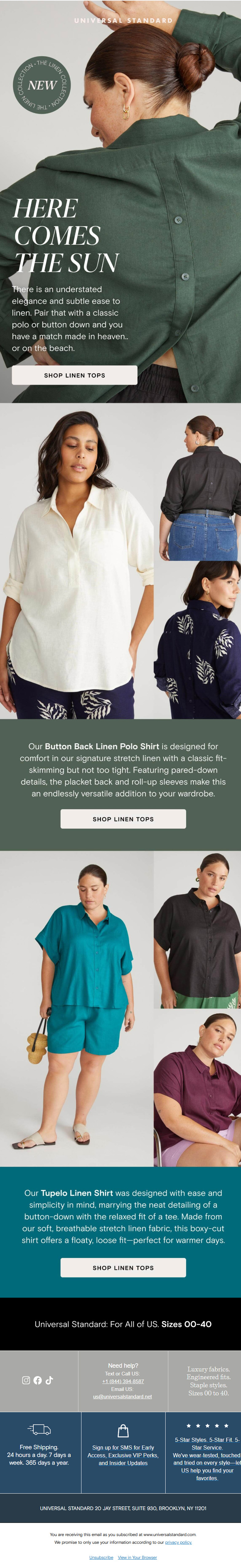 Apparel Email Design